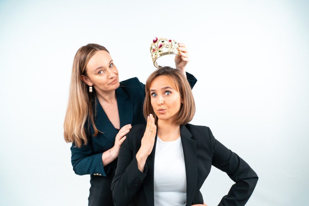 Miłka Raulin i Aleksandra Marciniak podczas rozmowy o misji w biznesie