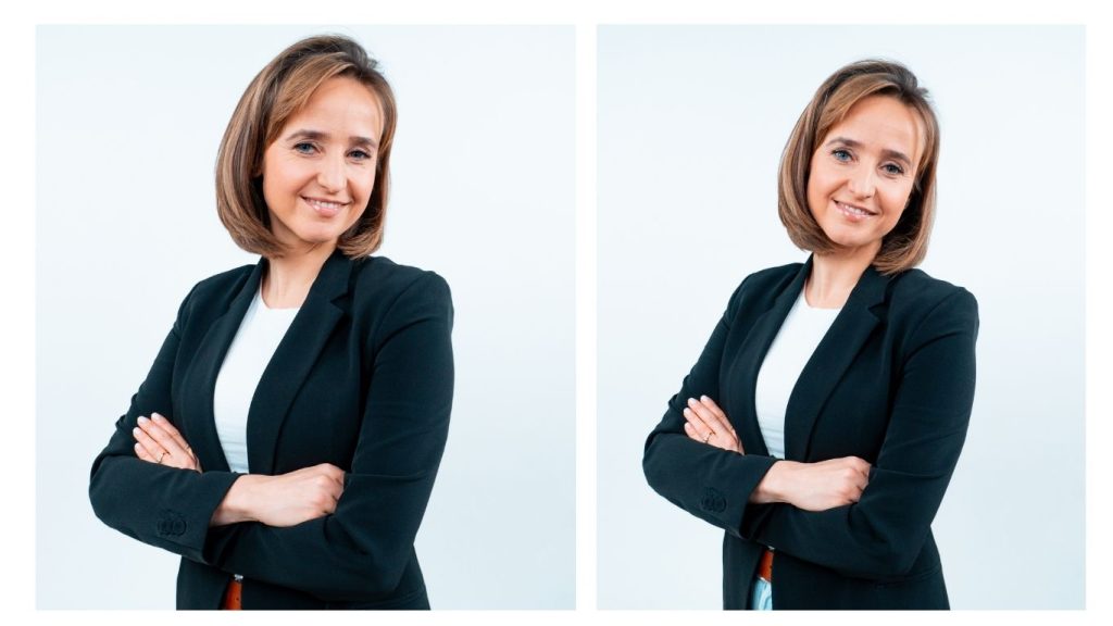 Miłka Raulin podczas sesji portretowej, autentyczność i własna historia